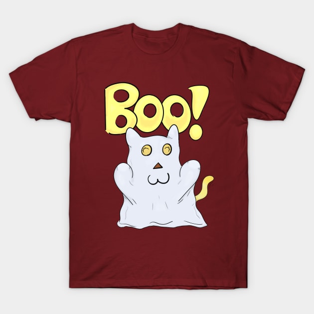 Kitten Boo! T-Shirt by Dandy Doodles